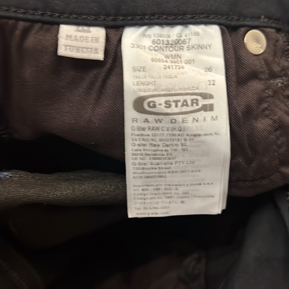 NWT G Star Raw dark skinny jeans - Picture 10 of 10